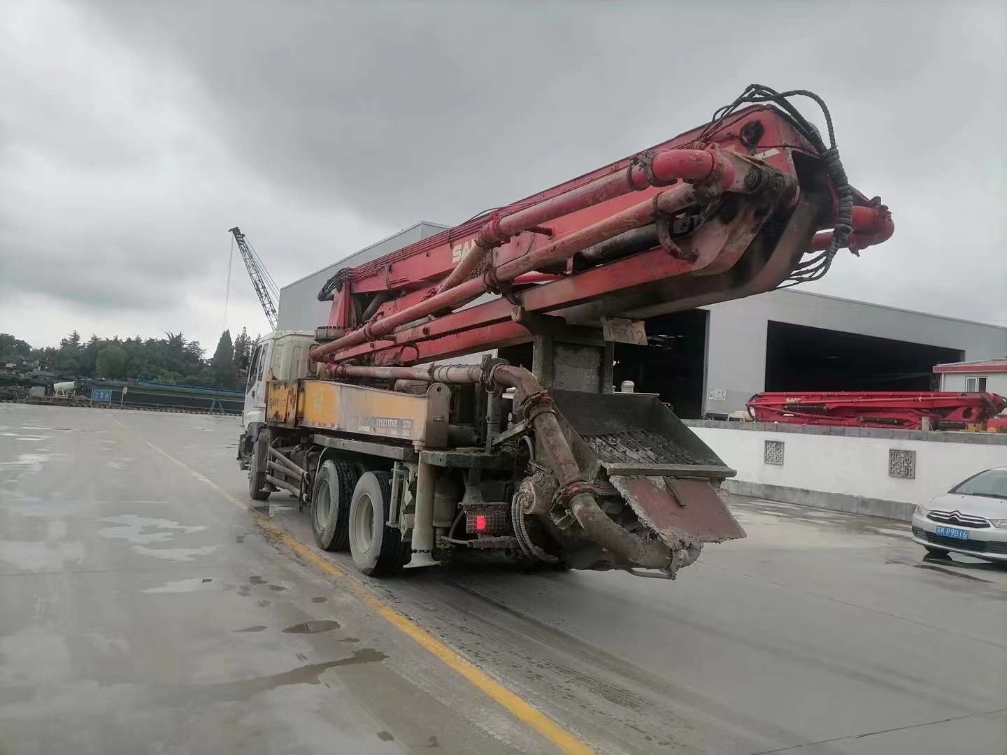 Sany 37m Concrete Pump Truck SY5271THB37E