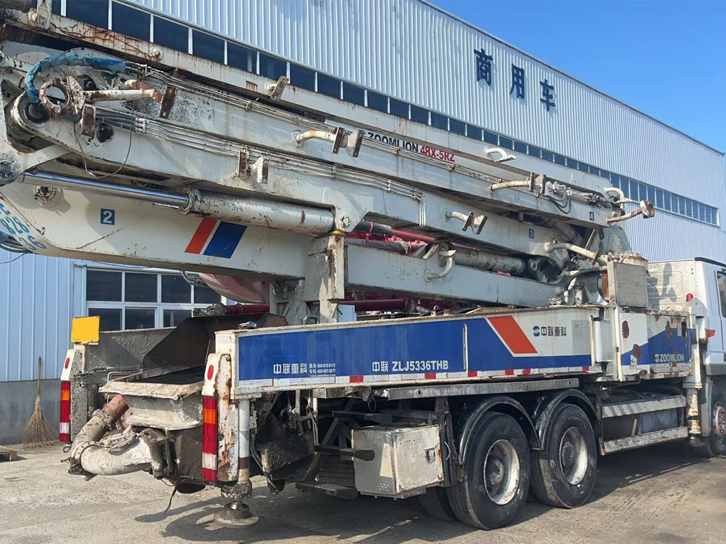 2012 Zoomlion 47m Concrete Pump Truck 