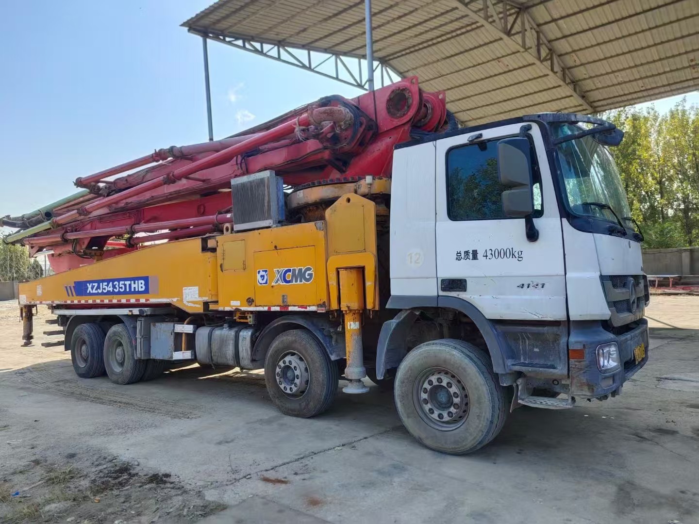 2013 XCMG 56m Concrete Pump Truck XZJ5435THB