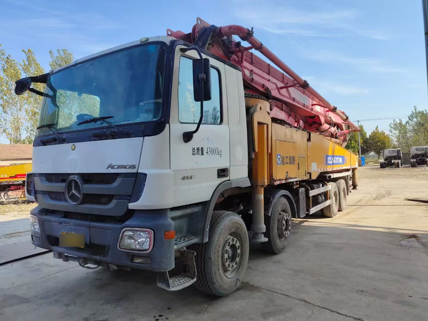 2013 XCMG 56m Concrete Pump Truck XZJ5435THB