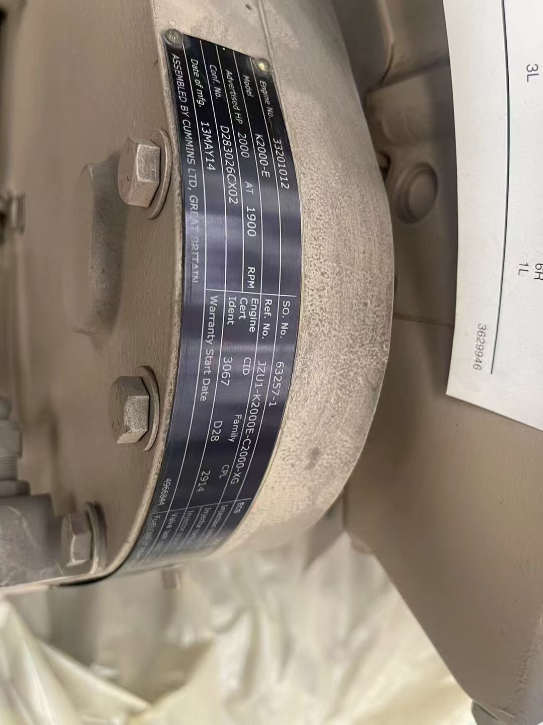 Cummins K2000E Engine-New in Stock