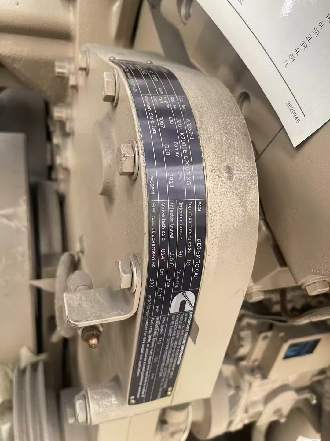 Cummins K2000E Engine-New in Stock